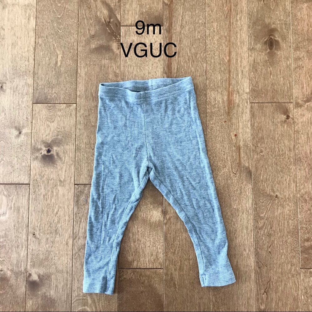 Wheat ribbed leggings